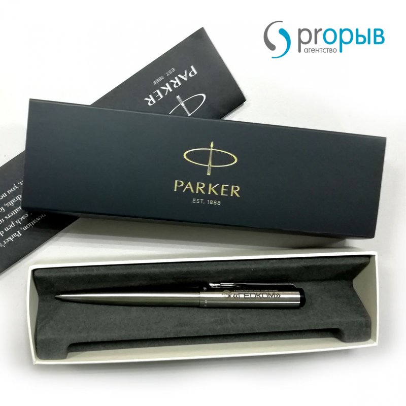Ручки Parker с логотипом компании «Геоком»