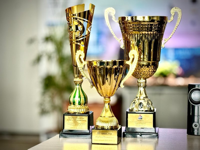 Наградные кубки с шильдами для ЖБ12